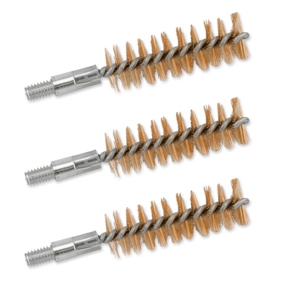 Bore Tech Bronze Pistol Brush, .22 cal – 3 PACK